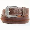 Cody James Men's Pebbled Leather Western Belt