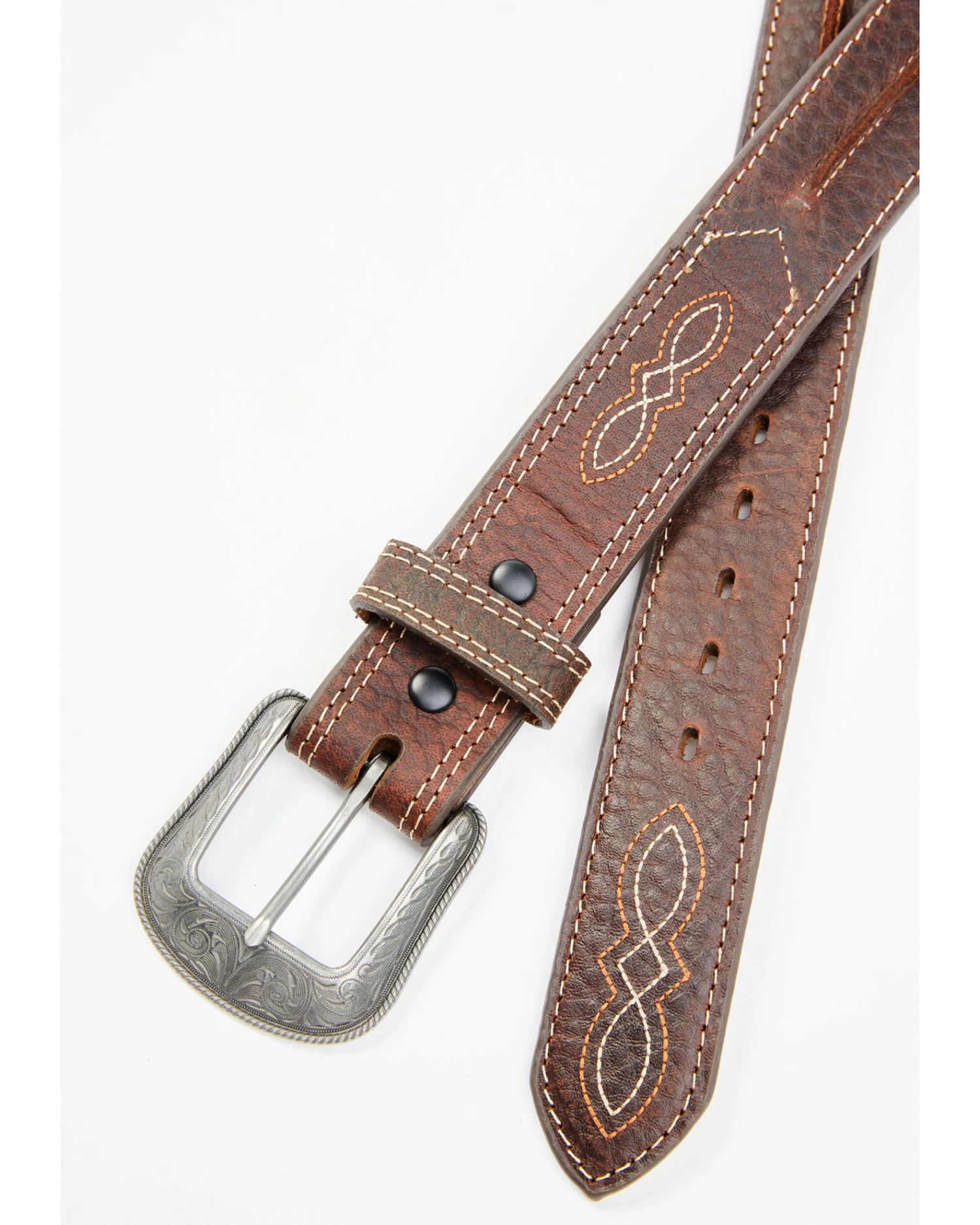 Cody James Men's Pebbled Leather Western Belt 2 Cody James Men's Pebbled Leather Western Belt - Image 2