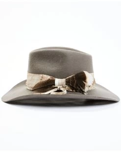 Shyanne Women's Distressed Mirando Ribbon Band Wool Felt Western Hat  -Western Chic Shop 2000354837 020 P3