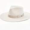Shyanne Women's Cream Bone 2X Wool Felt Western Hat 
