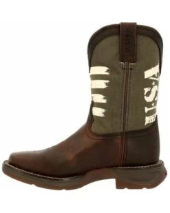 Durango Boys' Lil' Rebel USA Flag Western Boots - Broad Square Toe 9 Durango Boys' Lil' Rebel USA Flag Western Boots - Broad Square Toe -Western Chic Shop 2000355865 201 P3