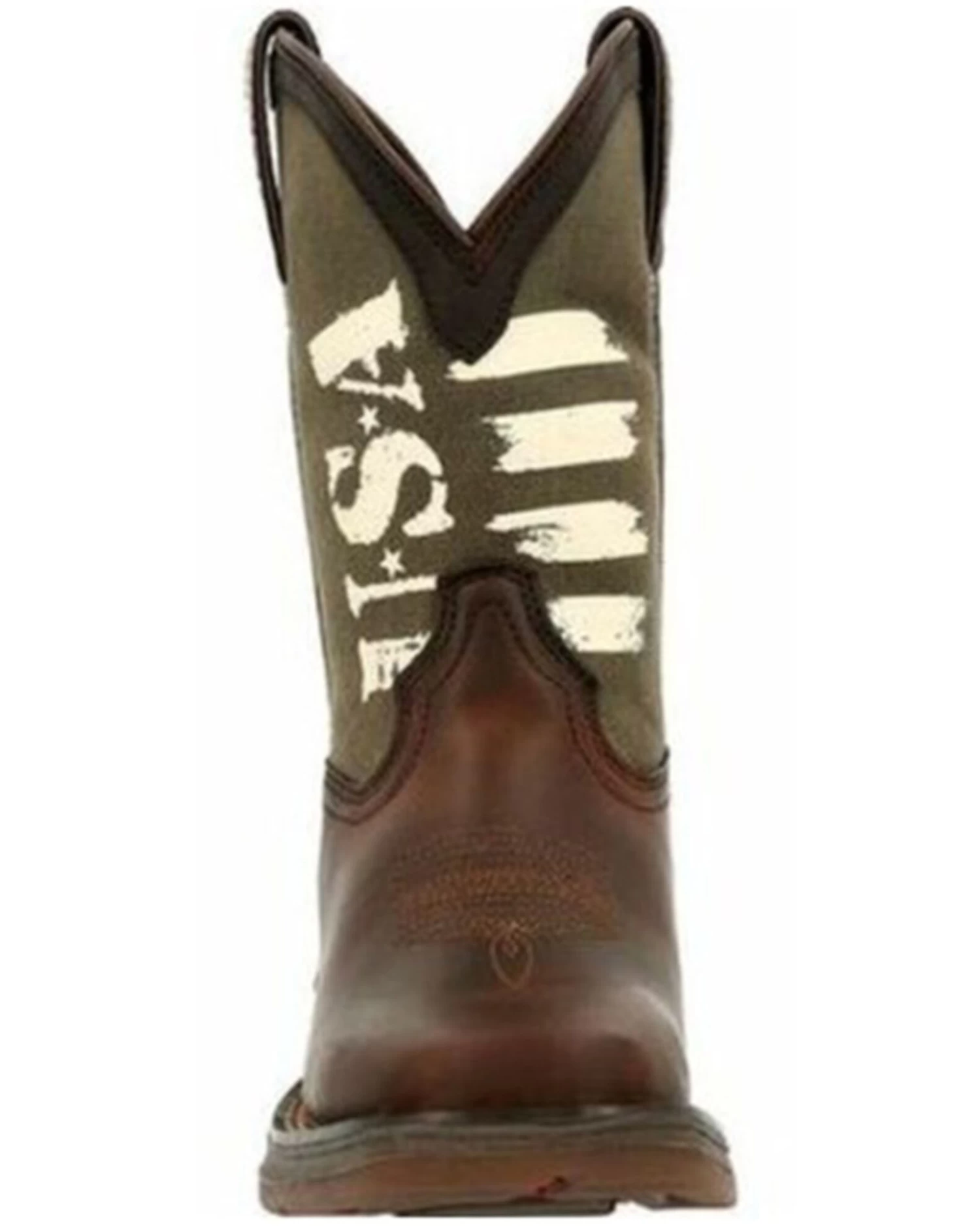 Durango Boys' Lil' Rebel USA Flag Western Boots - Broad Square Toe 4 Durango Boys' Lil' Rebel USA Flag Western Boots - Broad Square Toe - Image 4