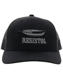 Hooey Men's Resistol Americana Feather Patch Mesh Back Trucker Cap -Western Chic Shop 2000356402 001 P3