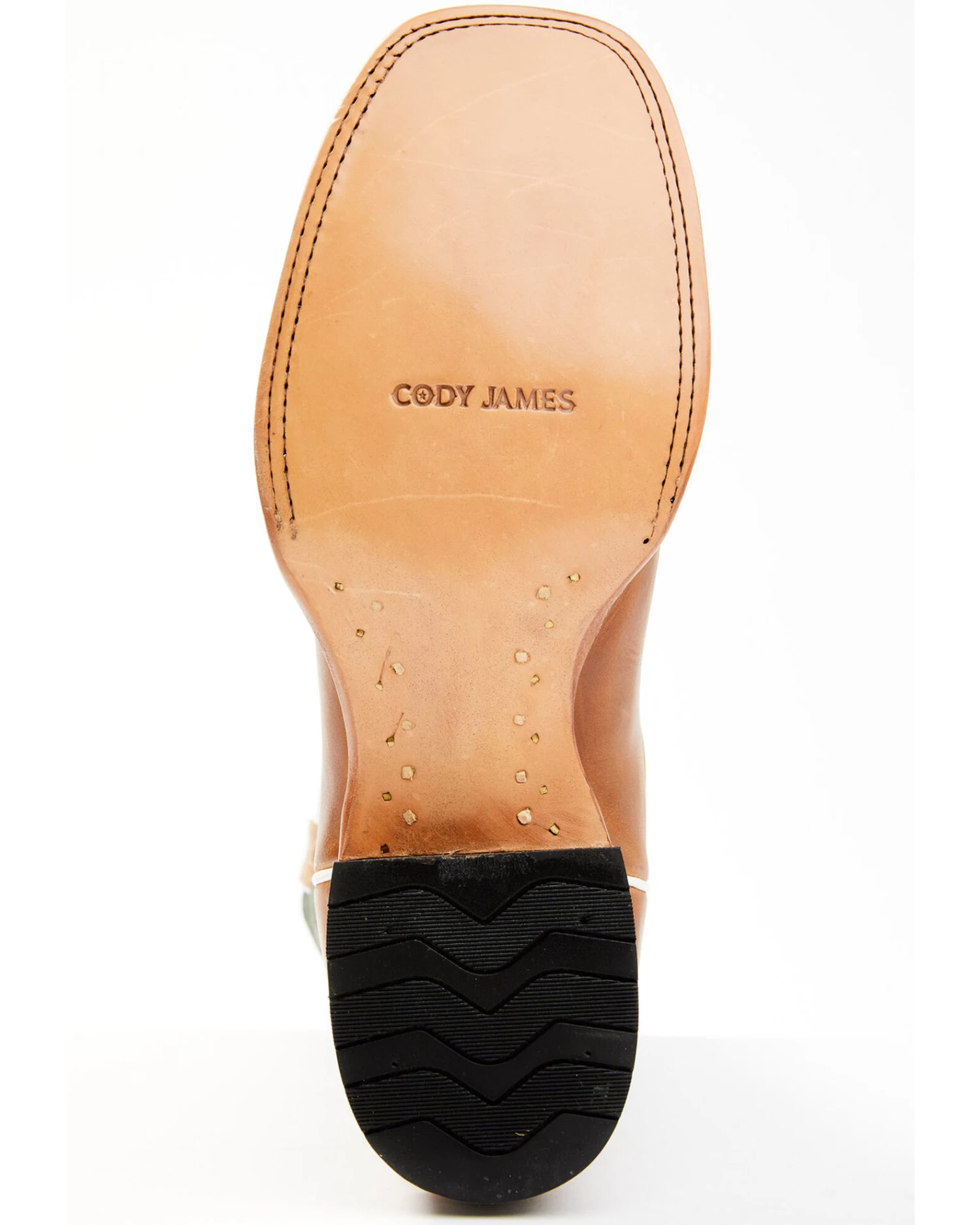 Cody James Men's Peridot Green Leather Western Boots - Broad Square Toe 7 Cody James Men's Peridot Green Leather Western Boots - Broad Square Toe - Image 7