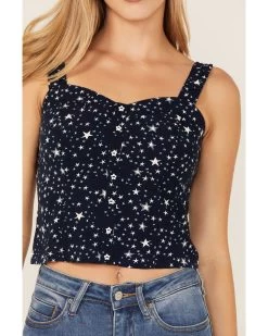 Idyllwind Women's Pineview Corset Star Print Tank Top -Western Chic Shop 2000359162 410 P3
