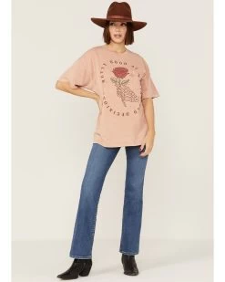 Cleo + Wolf Women's Bad Decisions Oversized Graphic Tee -Western Chic Shop 2000359335 250 P5