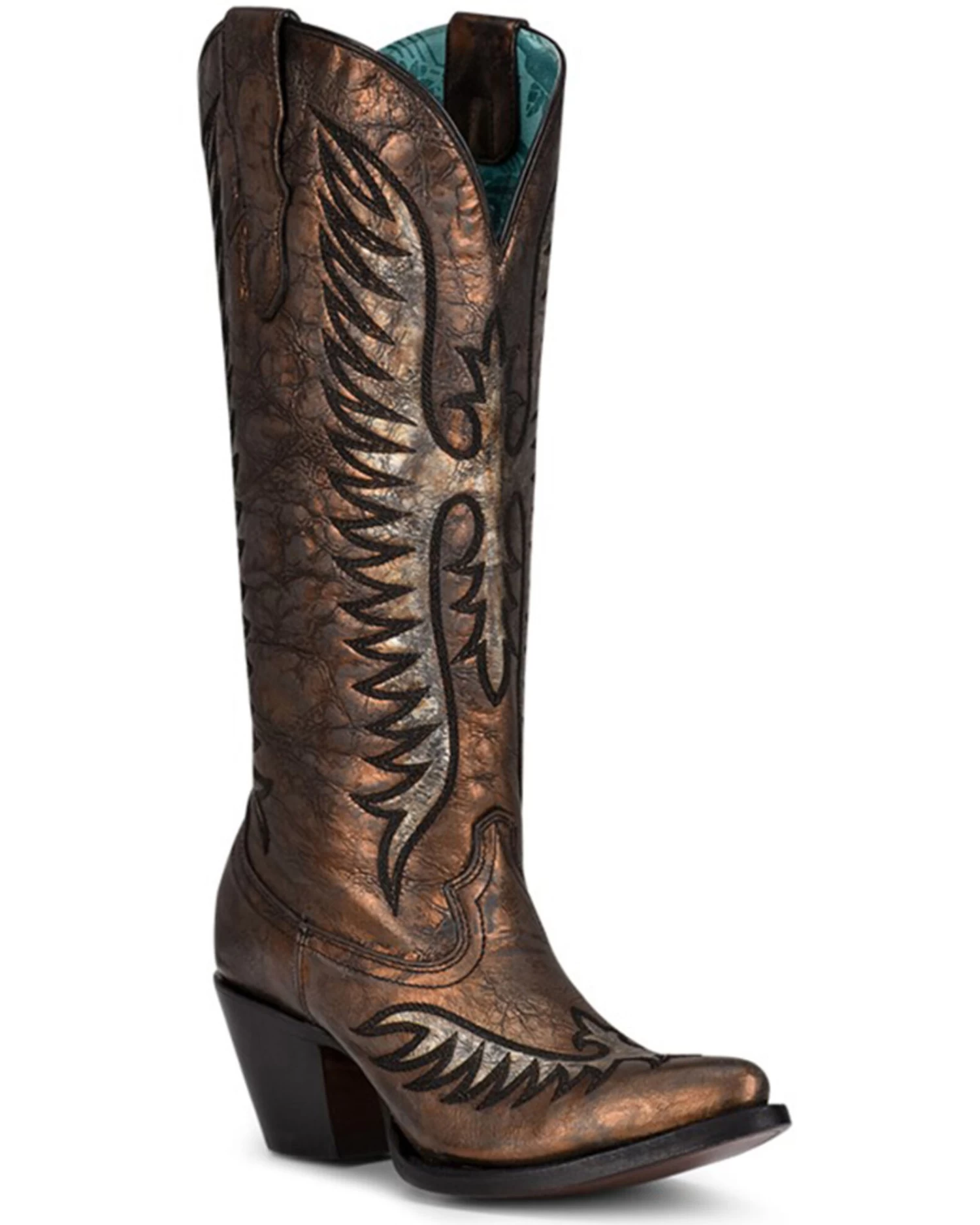 Corral Women's Embroidery Western Boots - Medium Toe 1 Corral Women's Embroidery Western Boots - Medium Toe