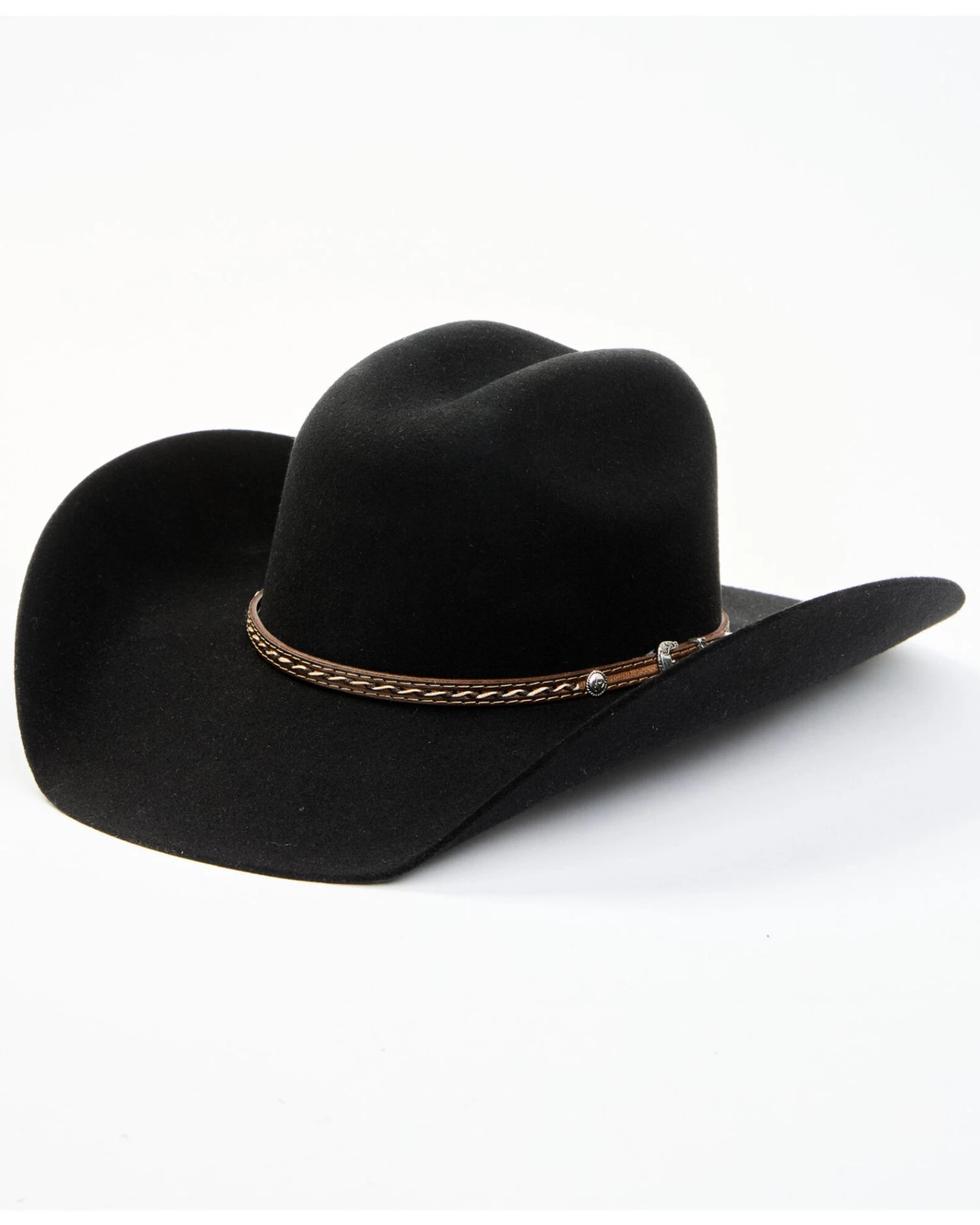 Cody James Men's 3X Black Leather Lace Band Wool Felt Western Hat 1 Cody James Men's 3X Black Leather Lace Band Wool Felt Western Hat