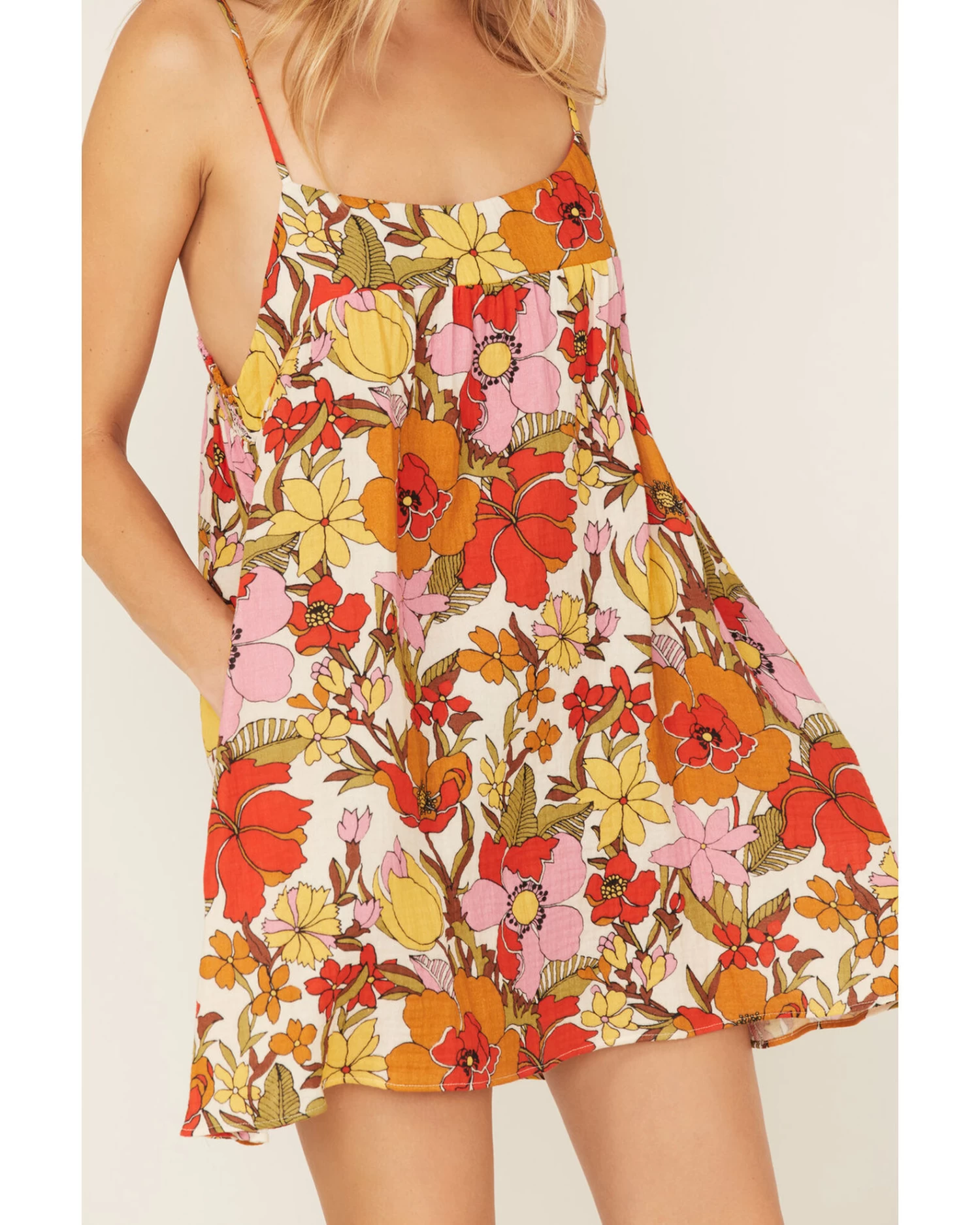 Show Me Your Mumu Women's Oasis Floral Print Mini Dress 3 Show Me Your Mumu Women's Oasis Floral Print Mini Dress - Image 3