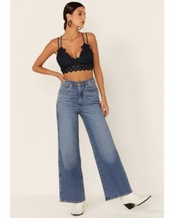 Wishlist Women's Strappy Lace Applique Scallop Lace Bralette  -Western Chic Shop 2000361455 410 P4