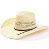 Rodeo King Men's 25X Jute Quenten Broken Horn Straw Western Hat 