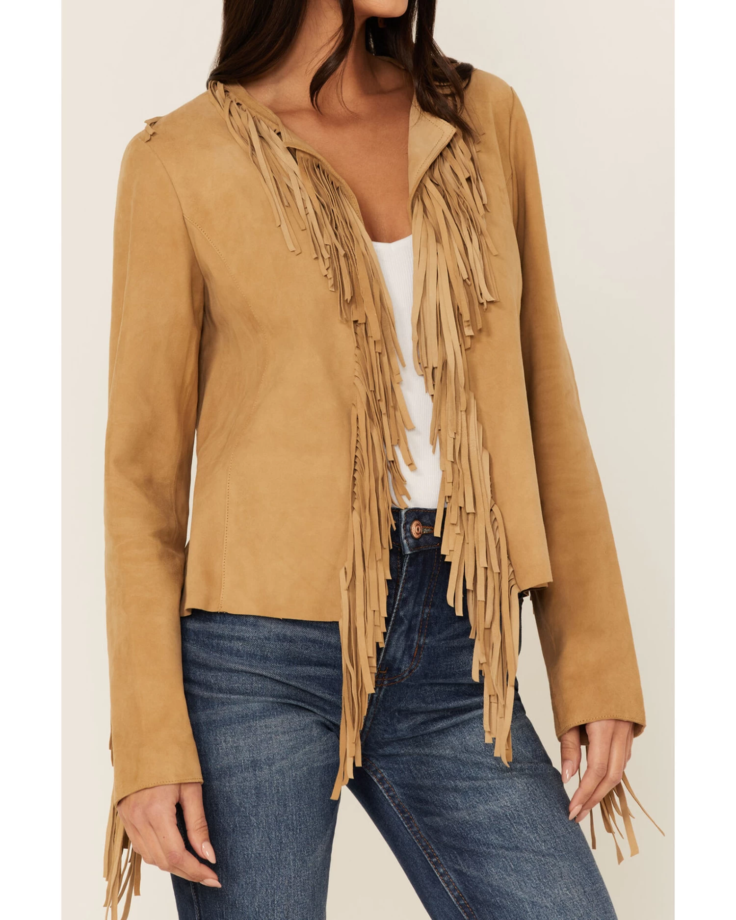 Tasha Polizzi Women's Missoula Fringe Suede Jacket 3 Tasha Polizzi Women's Missoula Fringe Suede Jacket - Image 3