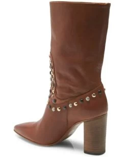 Free People Women's Dakota Heel Studded Leather Western Boots - Pointed Toe  -Western Chic Shop 2000362983 200 P4