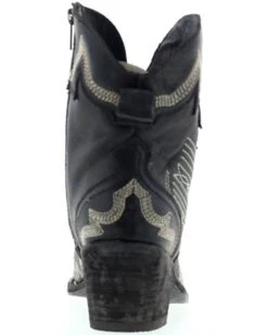 Liberty Black Women's Side Bug & Wrinkle Mosel Short Western Boots - Pointed Toe -Western Chic Shop 2000362996 001 P5