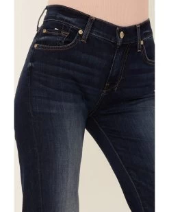 7 For All Mankind Women's Dojo Full Length Flare Denim Jeans 7 7 For All Mankind Women's Dojo Full Length Flare Denim Jeans -Western Chic Shop 2000364314 402 P4
