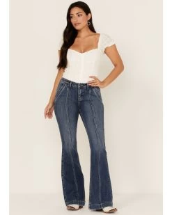 Idyllwind Women's Front Seam High Rise Flare Jeans