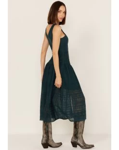 Shyanne Women's Drop Waist Lace Button Front Maxi Dress  -Western Chic Shop 2000364749 443 P4