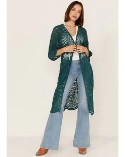 Shyanne Women's Geo Lace Kimono