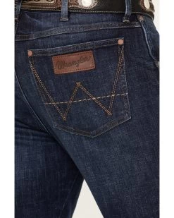 Wrangler Retro Men's Merriam Dark Wash Stretch Slim Bootcut Jeans 6 Wrangler Retro Men's Merriam Dark Wash Stretch Slim Bootcut Jeans -Western Chic Shop 2000365062 416 P3