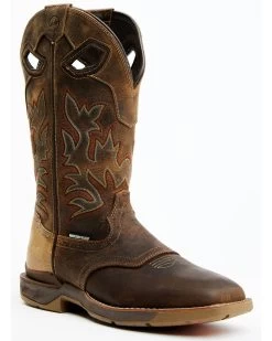 Double H Men's Malign Waterproof Performance Western Roper Boots - Broad Square Toe 