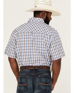 Resistol Men's Starke Small Plaid Short Sleeve Button Down Western Shirt   -Western Chic Shop 2000365721 100 P4
