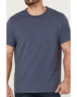 Brothers & Sons Men's Indigo Basic Short Sleeve Pocket T-Shirt  -Western Chic Shop 2000365812 402 P3