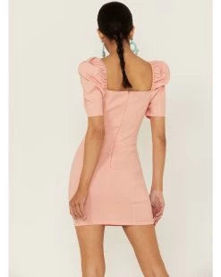 Flying Tomato Women's Bodycon Puff Sleeve Dress 6 Flying Tomato Women's Bodycon Puff Sleeve Dress -Western Chic Shop 2000365833 681 P3