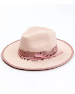 Shyanne Women's Rancher Tonal Ribbons & Beads Fedora Hat