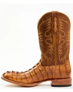 Cody James Men's Caiman Cognac 12" Exotic Western Boots - Broad Square Toe  -Western Chic Shop 2000366182 280 P3