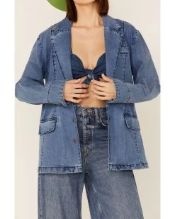 Lola Women's Denim Blazer Jacket -Western Chic Shop 2000366391 400 P3