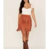 Idyllwind Women's Chestnut Trail Faux Suede Skirt 