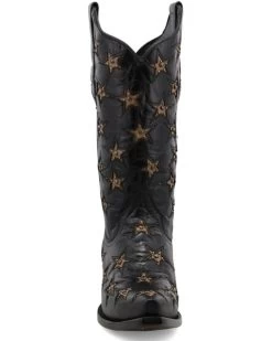 Black Star Women's Marfa Star Inlay Studded Leather Western Boot - Snip Toe 10 Black Star Women's Marfa Star Inlay Studded Leather Western Boot - Snip Toe -Western Chic Shop 2000367956 001 P4