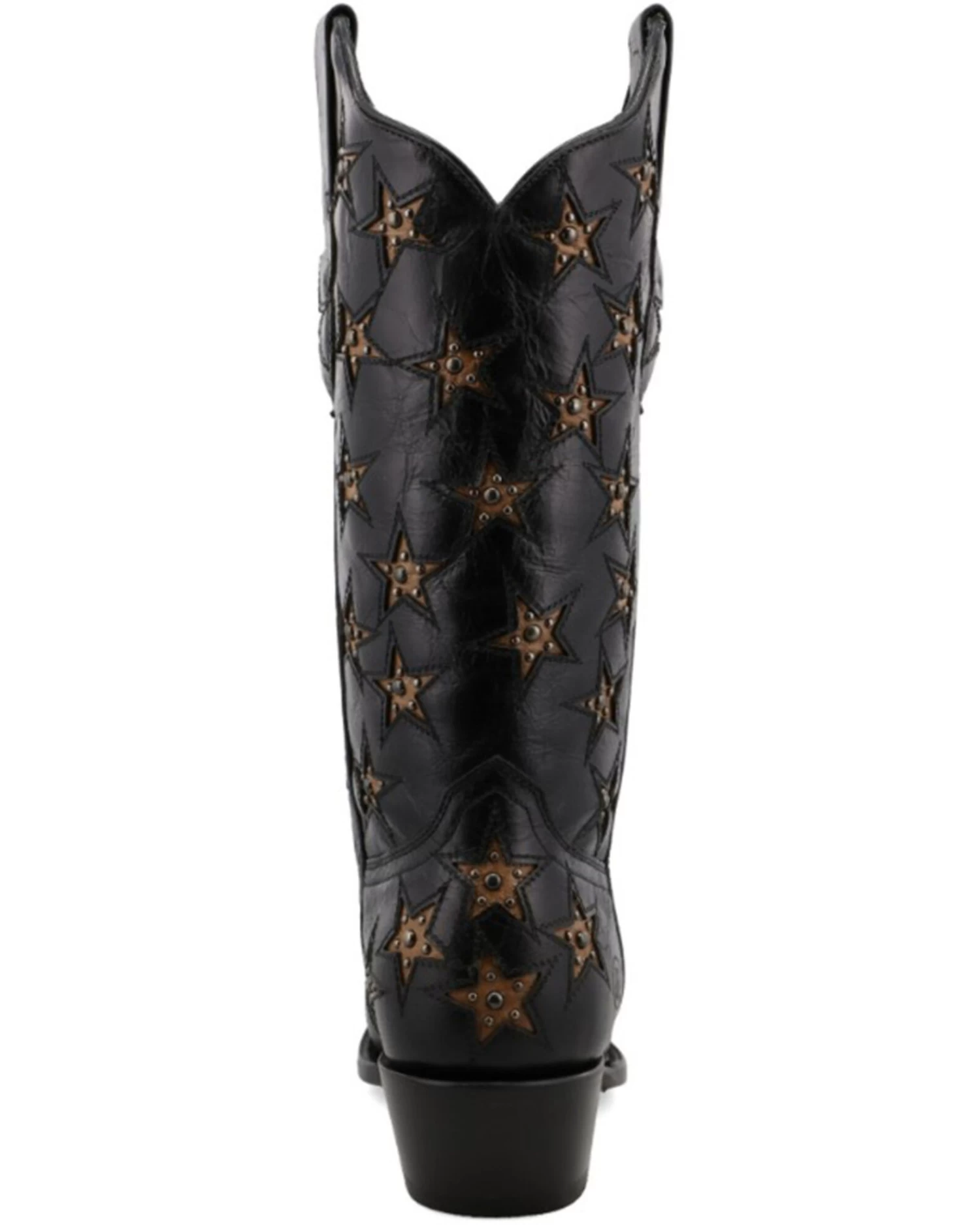 Black Star Women's Marfa Star Inlay Studded Leather Western Boot - Snip Toe 5 Black Star Women's Marfa Star Inlay Studded Leather Western Boot - Snip Toe - Image 5