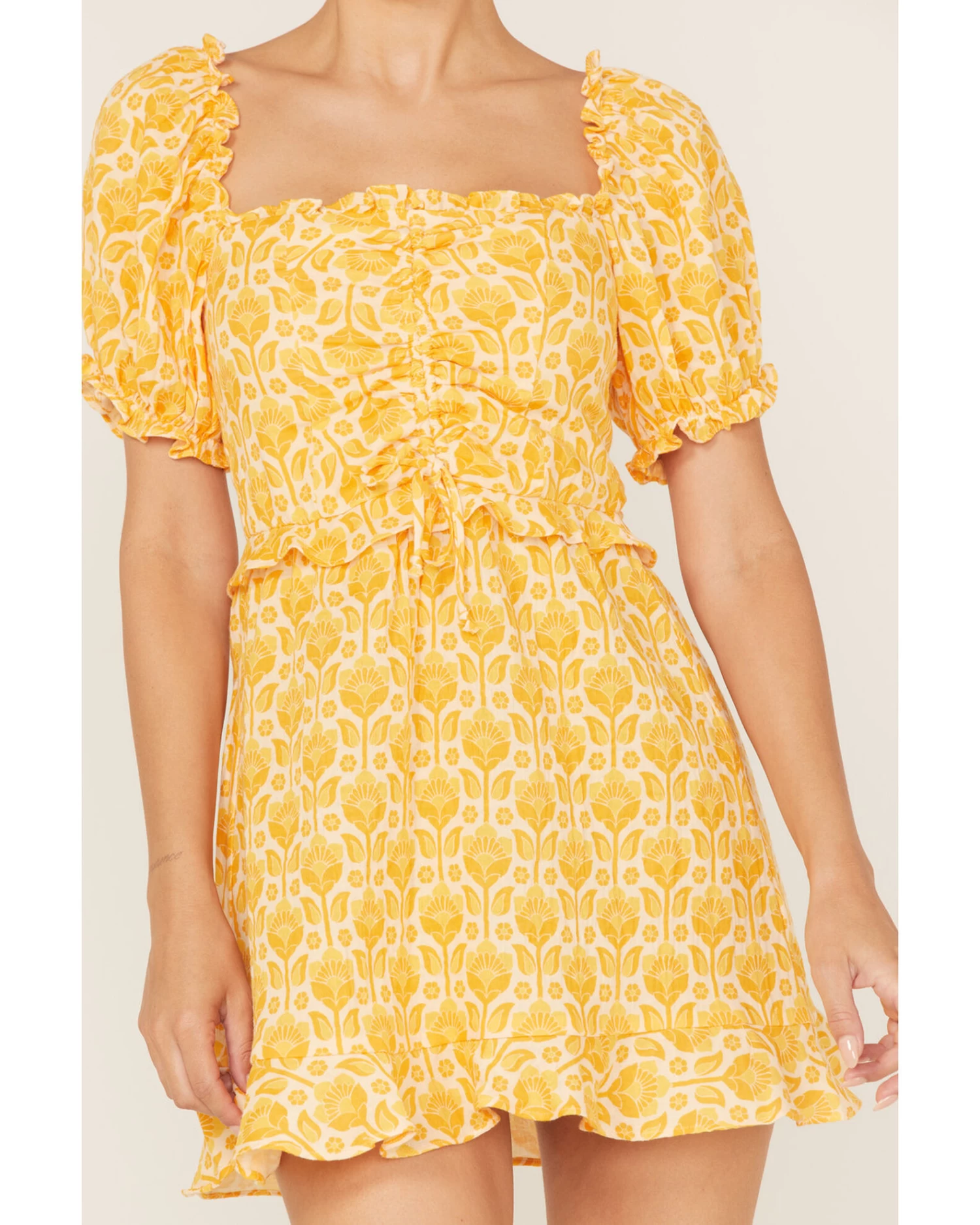 Show Me Your Mumu Women's Sophie Floral Print Mini Dress 3 Show Me Your Mumu Women's Sophie Floral Print Mini Dress - Image 3