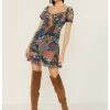 Molly Bracken Women's Summer Nights Mini Print Dress 