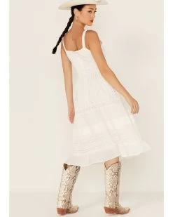 Skies Are Blue Women's Crochet Sleeveless Midi Dress -Western Chic Shop 2000370588 100 P4