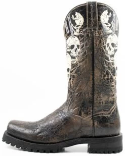 Dan Post Men's Skulls Motorcycle Western Boot - Square Toe 8 Dan Post Men's Skulls Motorcycle Western Boot - Square Toe -Western Chic Shop 2000371083 001 P3