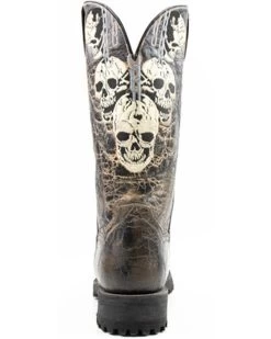 Dan Post Men's Skulls Motorcycle Western Boot - Square Toe 9 Dan Post Men's Skulls Motorcycle Western Boot - Square Toe -Western Chic Shop 2000371083 001 P4