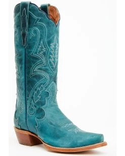 Dan Post Women's Queen Embroidered Tall Western Boots - Snip Toe