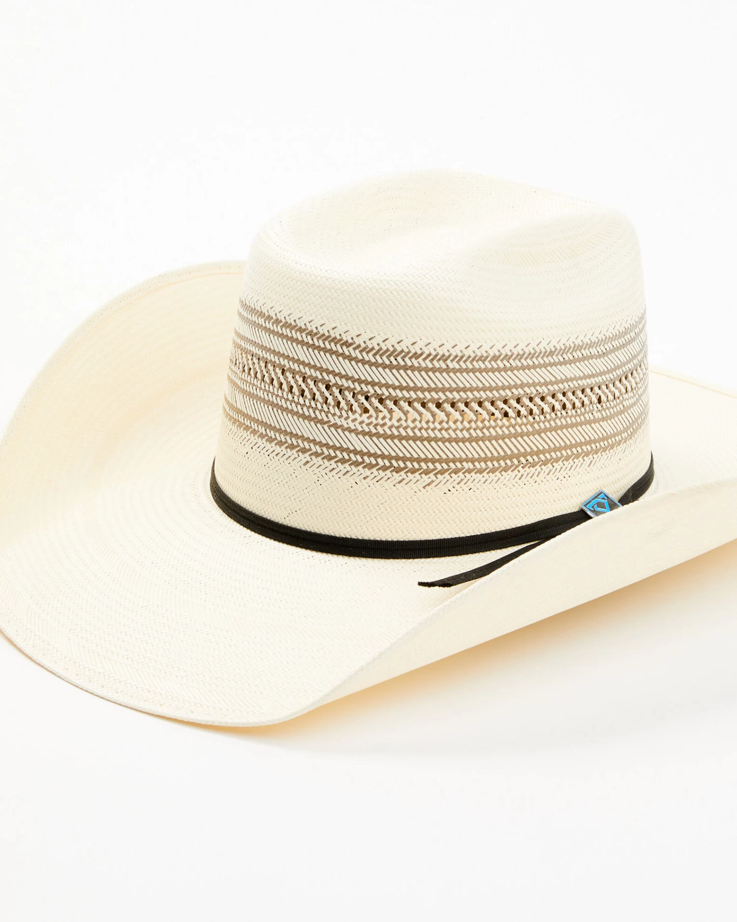 Resistol Men's Vented Crown Shantung Straw Hat 1 Resistol Men's Vented Crown Shantung Straw Hat