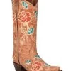 Corral Women's Embroidered Floral Western Boots - Snip Toe