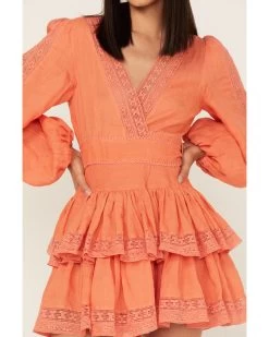 Maia Bergman Women's Mika Lace Tiered Dress -Western Chic Shop 2000373861 800 P3