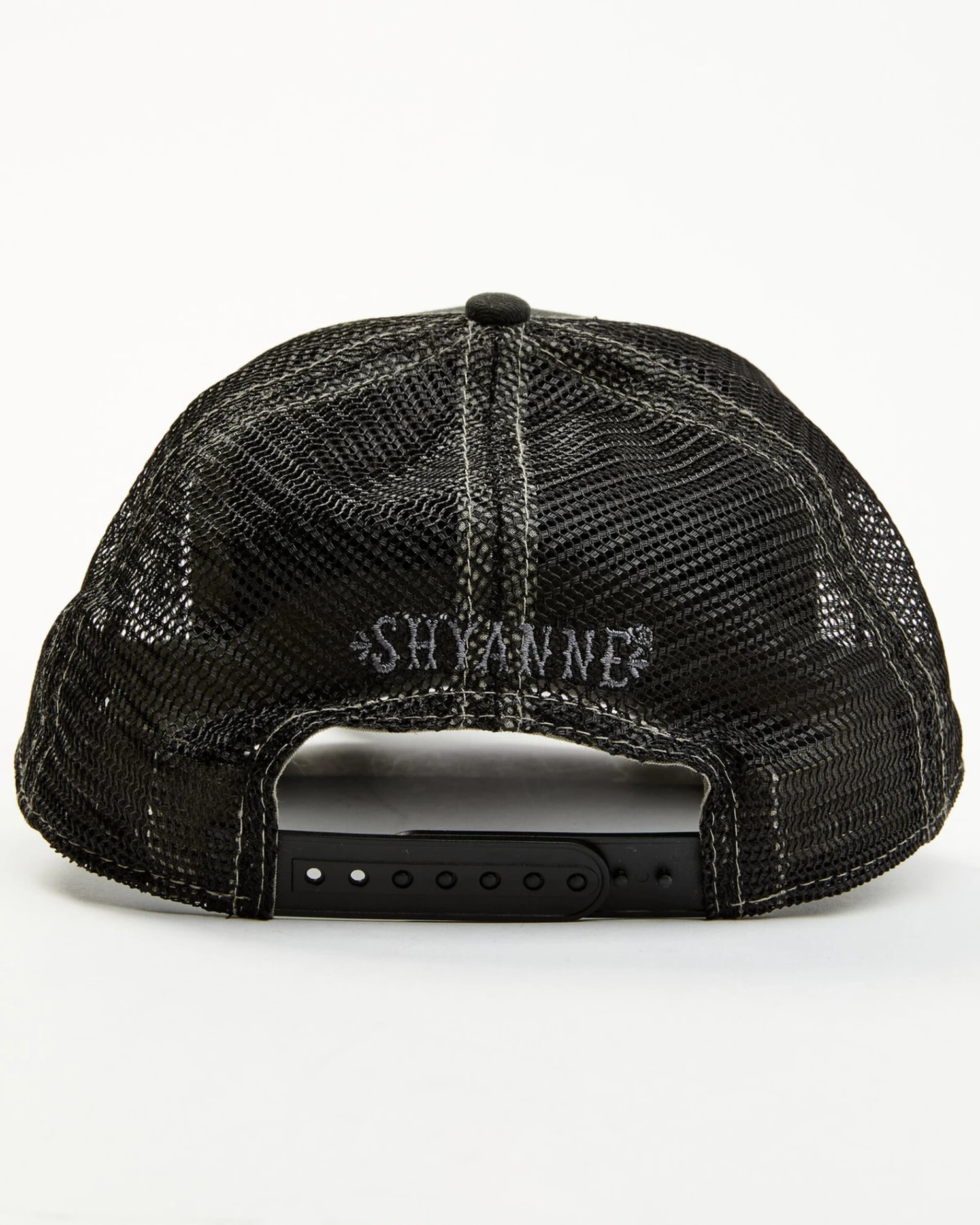 Shyanne Women's Black Distressed Longhhorn Mesh-Back Baseball Hat 3 Shyanne Women's Black Distressed Longhhorn Mesh-Back Baseball Hat - Image 3