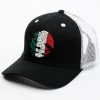 Cody James Men's Embroidered Mexican Flag Eagle Mesh Back Ball Cap