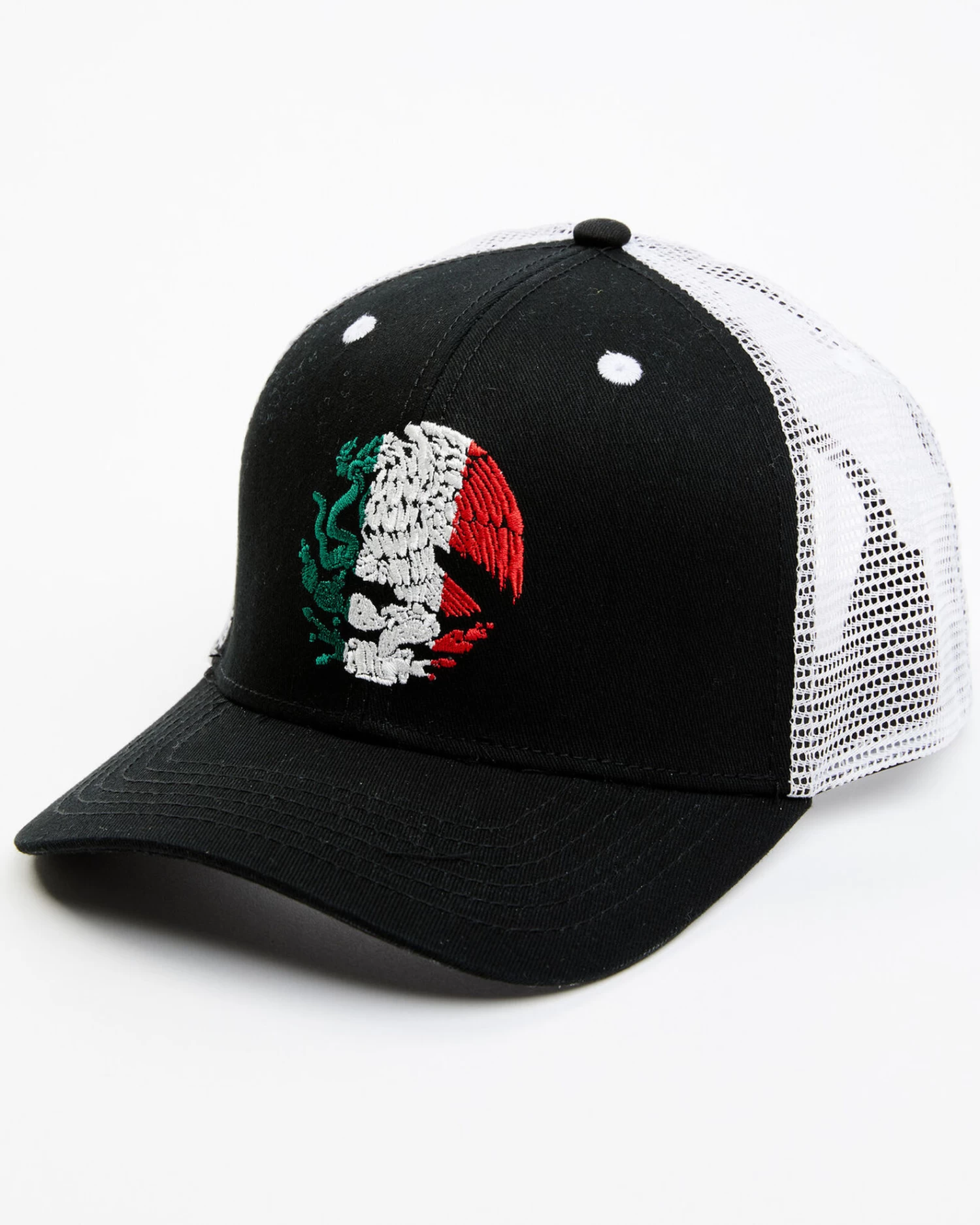 Cody James Men's Embroidered Mexican Flag Eagle Mesh Back Ball Cap 1 Cody James Men's Embroidered Mexican Flag Eagle Mesh Back Ball Cap