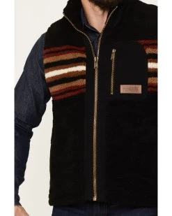 Pendleton Men's Ridgeline Striped Fleece Vest  -Western Chic Shop 2000374622 001 P3