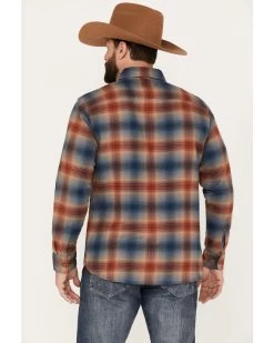 Pendleton Men's Burnside Plaid Button Down Long Sleeve Western Shirt -Western Chic Shop 2000374657 410 P4