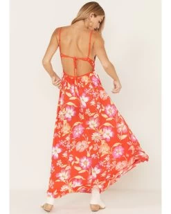 Free People Women's Wisteria Floral Print Maxi Dress -Western Chic Shop 2000374747 800 P4