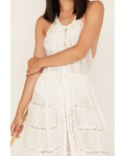 Free People Women's Dolly Ruffle Lace Bodysuit Dress -Western Chic Shop 2000374758 103 P3