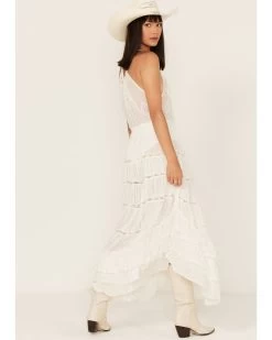 Free People Women's Dolly Ruffle Lace Bodysuit Dress -Western Chic Shop 2000374758 103 P4